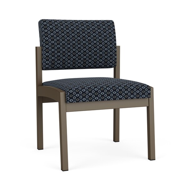 Lesro Lenox Armless Guest Chair, 22.5 in W 24.5 in L 32 in H LS1102 - main